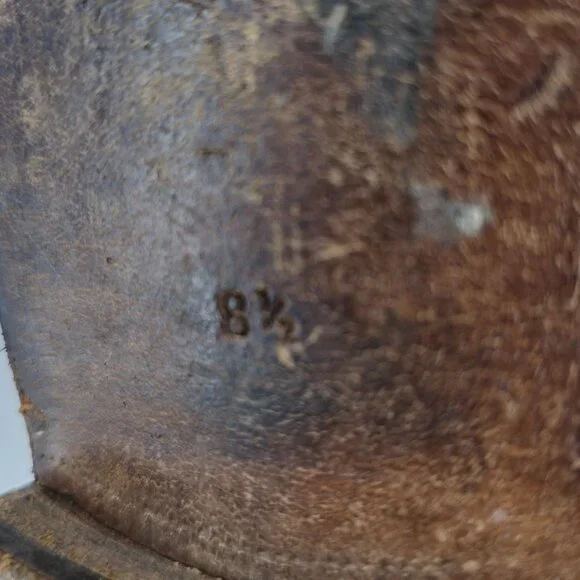 Vintage Italian McDowell Mens 9.5D /8.5UK Black Leather Dress Shoes Derby Oxford - Picture 10 of 12